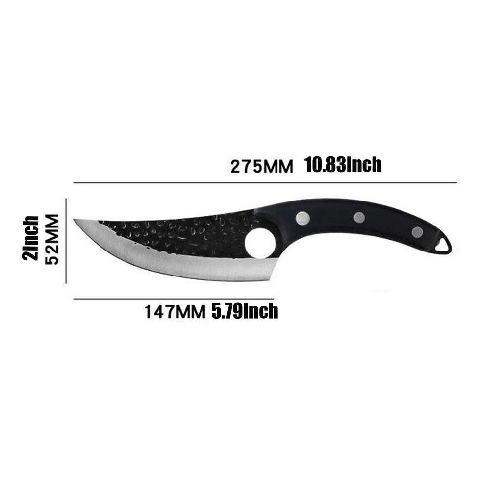 Japoński nóż do mięsa wykonany ze stali węglowej z drewnianym długopisem Full Knife Chef Tan