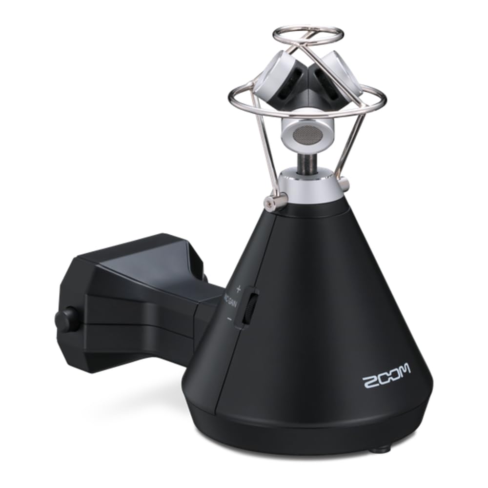 

ZOOM VR Microphone for Equipped with Four Condenser Audio Recording VRH-8 (Black) H8/Q8n-4K, Ambisonics, Microphones, 360° чёрный