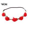 Fairy Style Hairband for Hanfu Flower Headband, Crown, Headpiece, Boho Floral Wreath Headband Hair Accessories Women Wedding Birthday Festival
