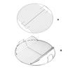 Grelha de Churrasco para Exterior Resistente Fácil de Limpar de Arame para Acampamento Tailgating Reuniões Familiares