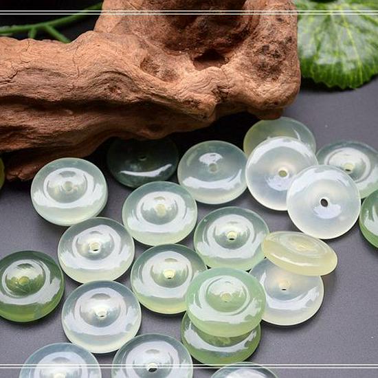 Jade Arhat Eye Pendant - Natural Ice Xiuyan Jade Necklace Accessories