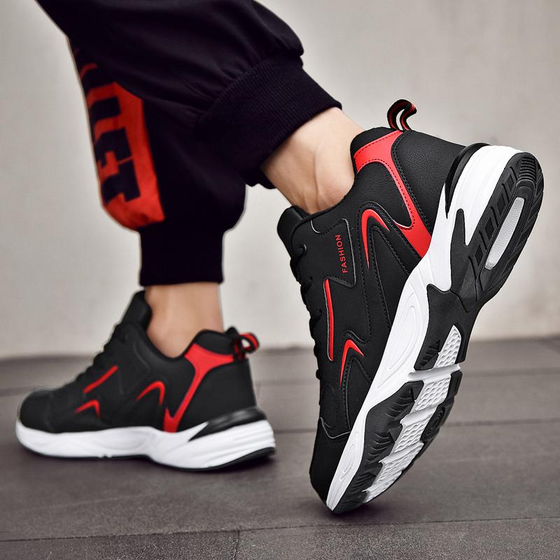 Winter velvet cotton shoes leather travel shoes large size shoes sports warm running shoes