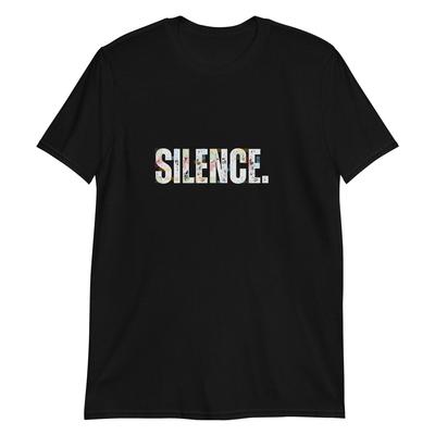 Die Kraft der Stille: Kontemplatives Text-T-Shirt