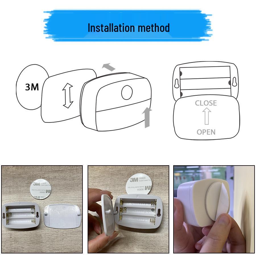 Infrared Sensing LED Night Light for Wardrobe, Kitchen, Bedroom, and Corridor