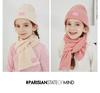 ELLE 100% Sheep Wool Children's Color Code Wool Knitted Series Collection Cold Hat/Scarf