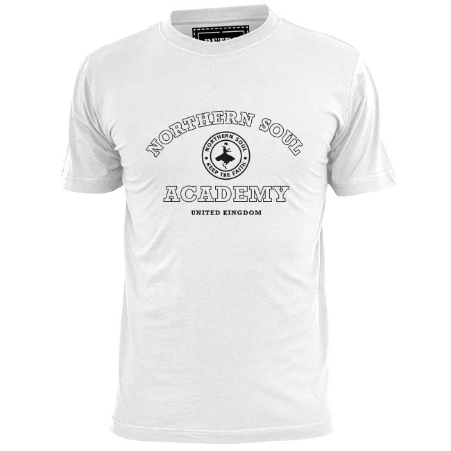 Mens Northern Soul Academy T shirt Soul Boy Frank Wilson Edwin Starr Grace Jones S