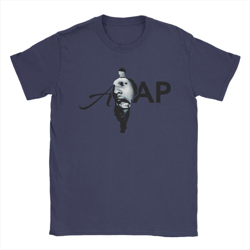 AAsap RRocky TShirt Beach  Novelty TShirts Unisex Cotton O Neck Plus Size Clothing Short Sleeve Vintage Tshirt