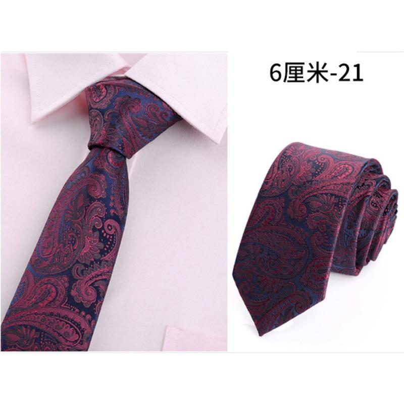 Men'S Business Accessories Tie Men'S Accessories Polyester 6 Cm Tie