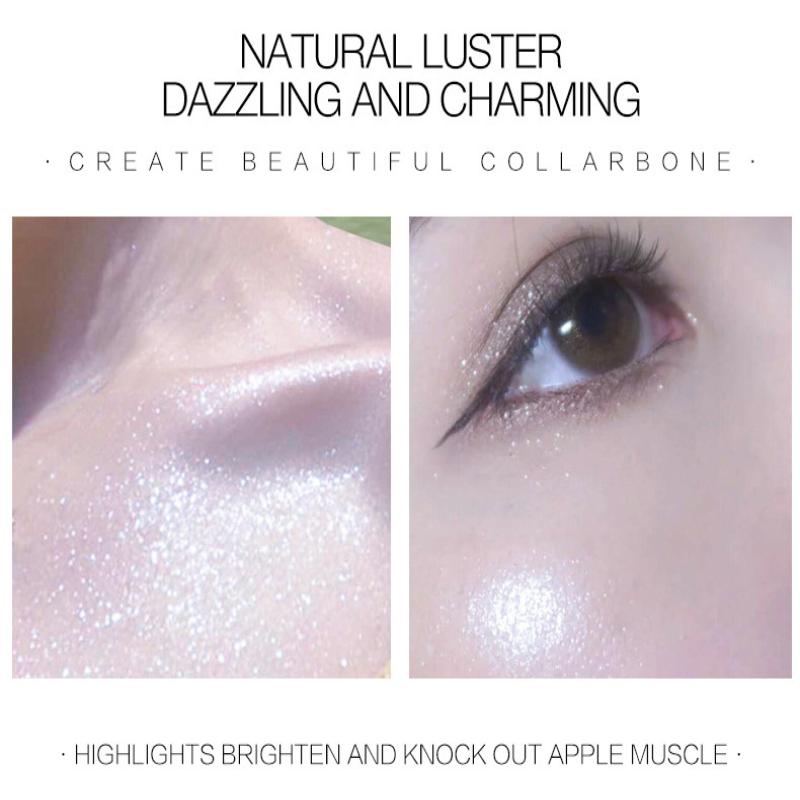 Bsimone Diamond Highlighter Powder Palette Glitter Face Contour Brighten Makeup Shimmer Ultra-Concentrated Illuminate Cosmetic