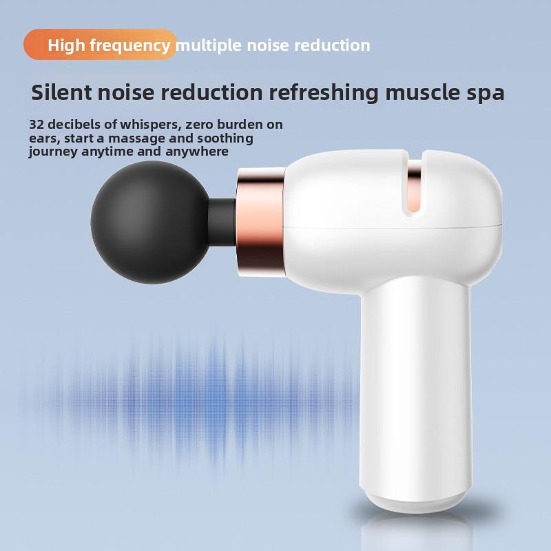 Mini Pistola Fascial Massageador de Relaxamento Muscular Membrana Muscular Pescoço Agarrar Profissional Fitness Elétrico Vibração Pistola de Massagem