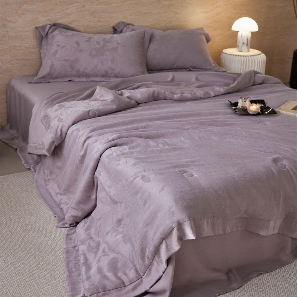 High-end Floating Silk Thick Woven Jacquard Fabric, Washable Machine Washable Summer Cool Quilt
