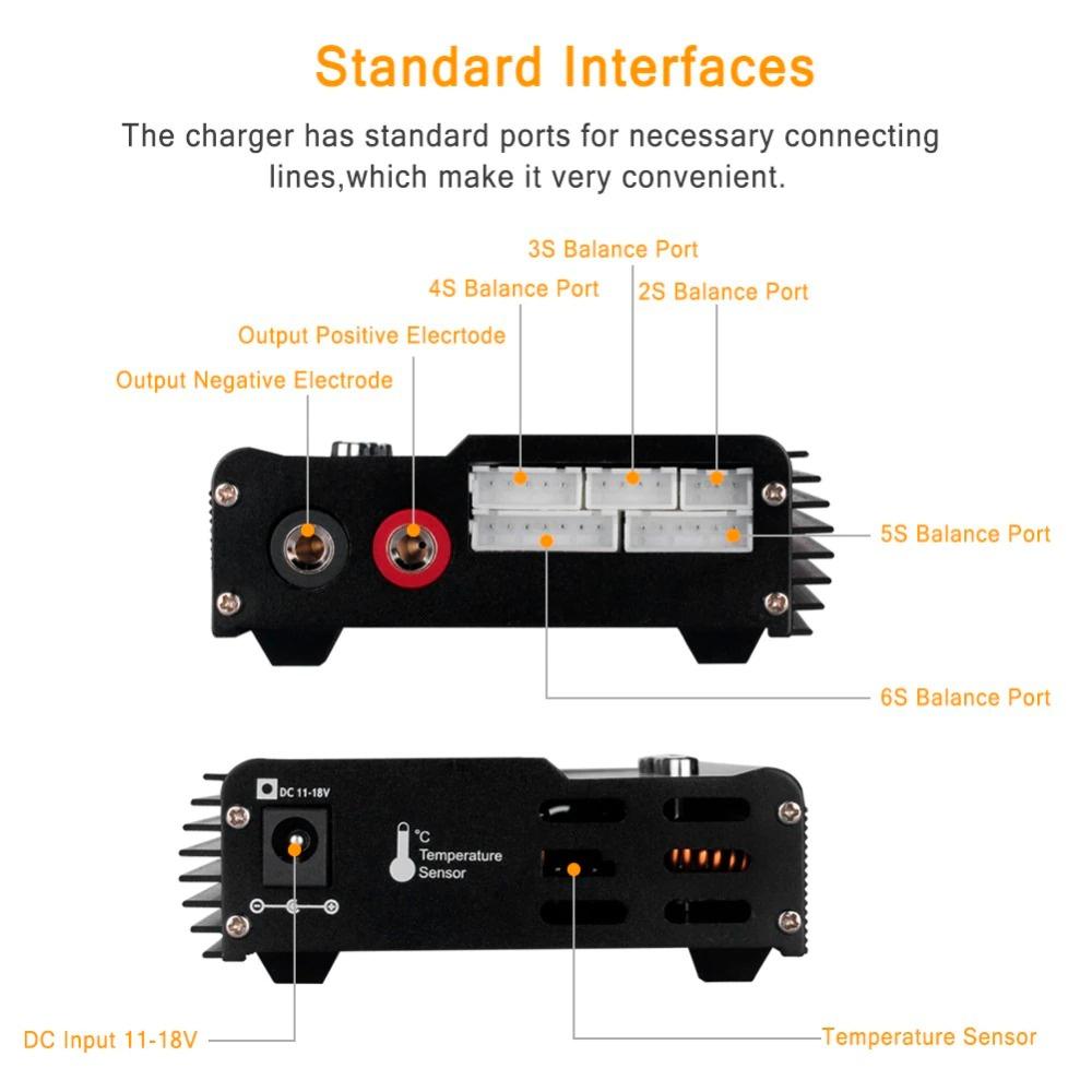 New upgrade function: can charge high-voltage (For LiHv) battery, automatic iden