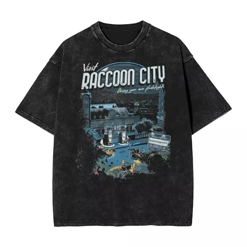 Resident Evil Cotton T-Shirt Biohazard Raccoon City RE Video Game Cotton T-Shirt L