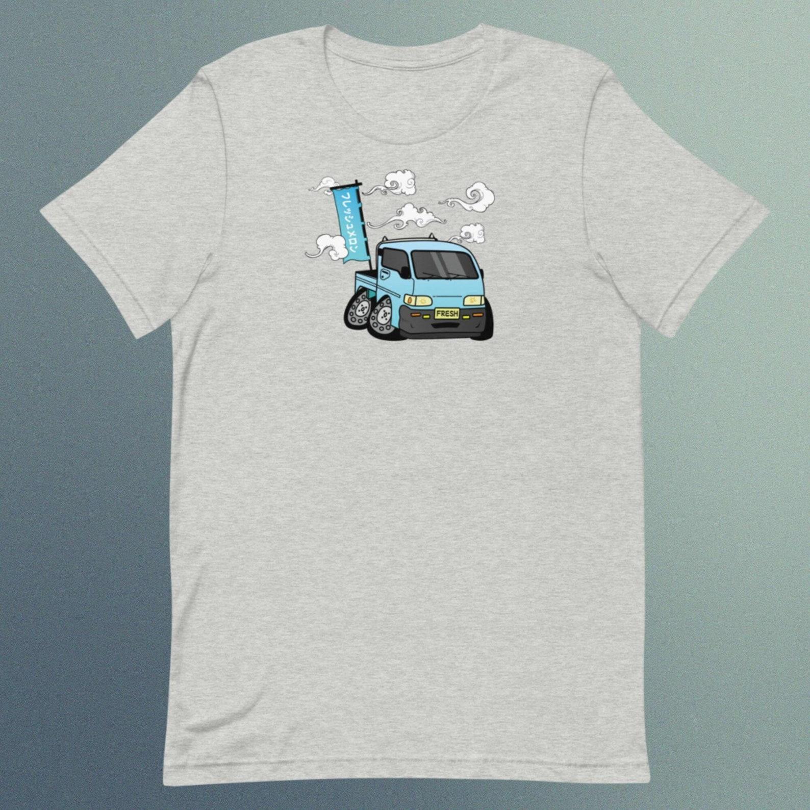 Fresh Mini Truck Shirt JDM Import Kei Truck T-Shirt Fresh Melon Japanese Mini Truck Tee by Fresh Melon Creations 4XL