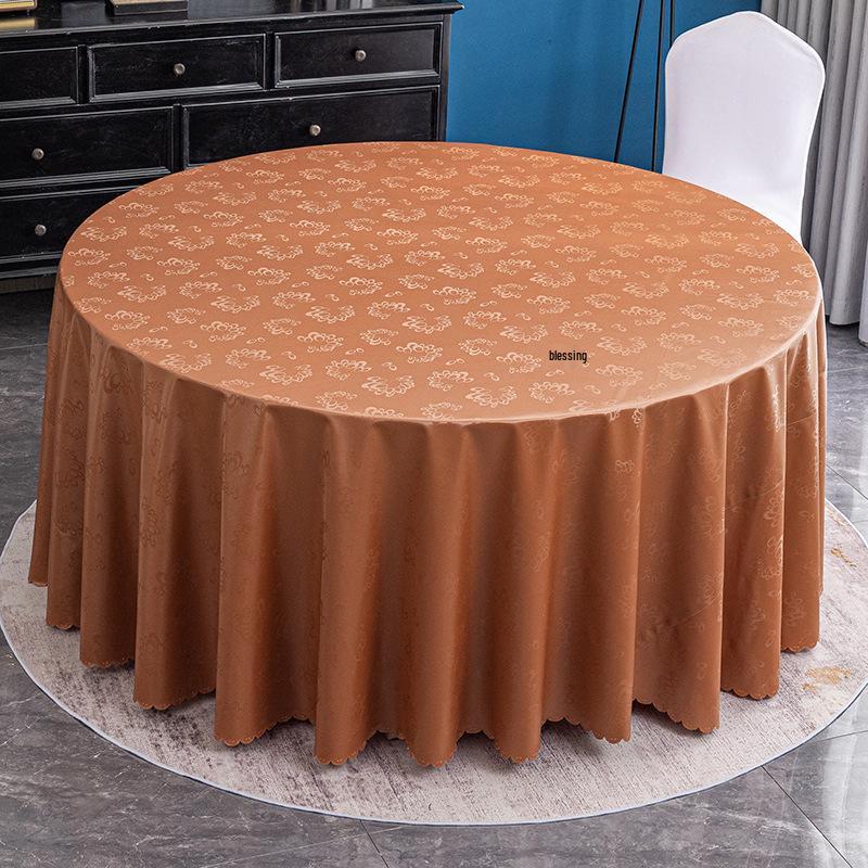 European Luxury Waterproof & Oilproof Round Tablecloth 1.8m Round Tablecloth