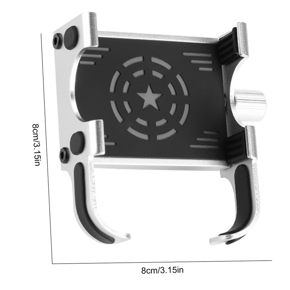 Motorcycle Phone Mount Motorcycle Cellphone Mount Adjustable Smartphone Cradle High-Speed Secure Lock Cycling Accessories For