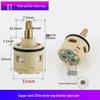 Ceramic Hot/Cold Faucet Cartridge Kit for Kitchen, Basin, and Shower Repair
