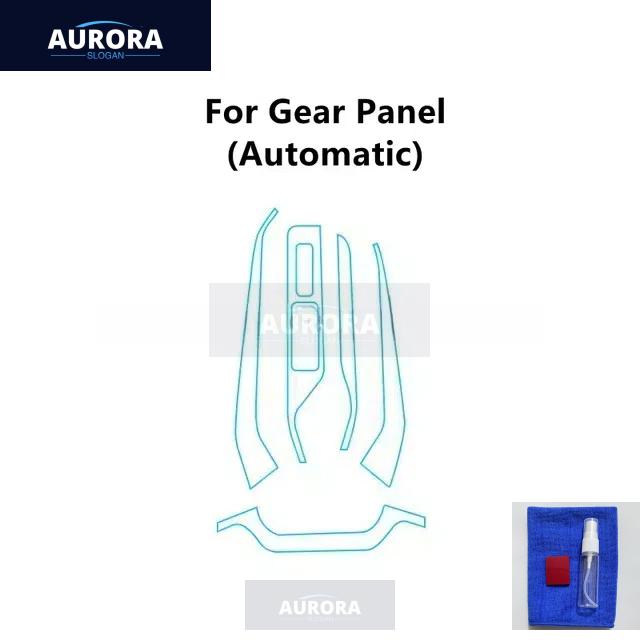 For MG GT 21-23 Car Interior Center Console Transparent TPU Protective Film Anti-scratch Repair Film Accessories Refit