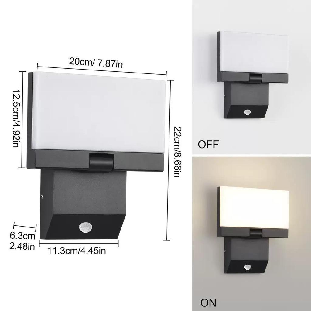 Waterproof Outdoor Wall Lamp for Villa, Courtyard, Garden, Balcony, or Hotel