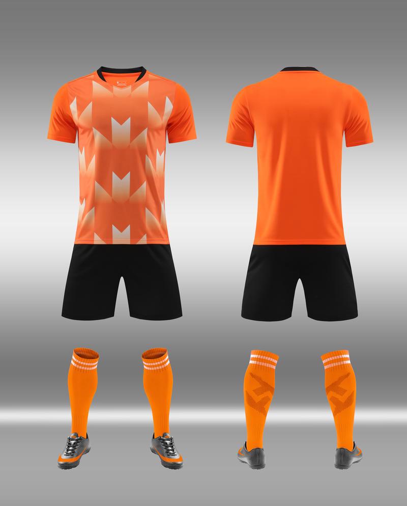 Village Team Football Jersey Set: Adult & Children Training Wear, Club Competition Sports Uniform.