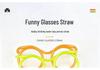 Creative Funny Straw Glasses: Cute, Extra-Long Soft Tube for Lazy Person and Kids to Enjoy Drinks in Style