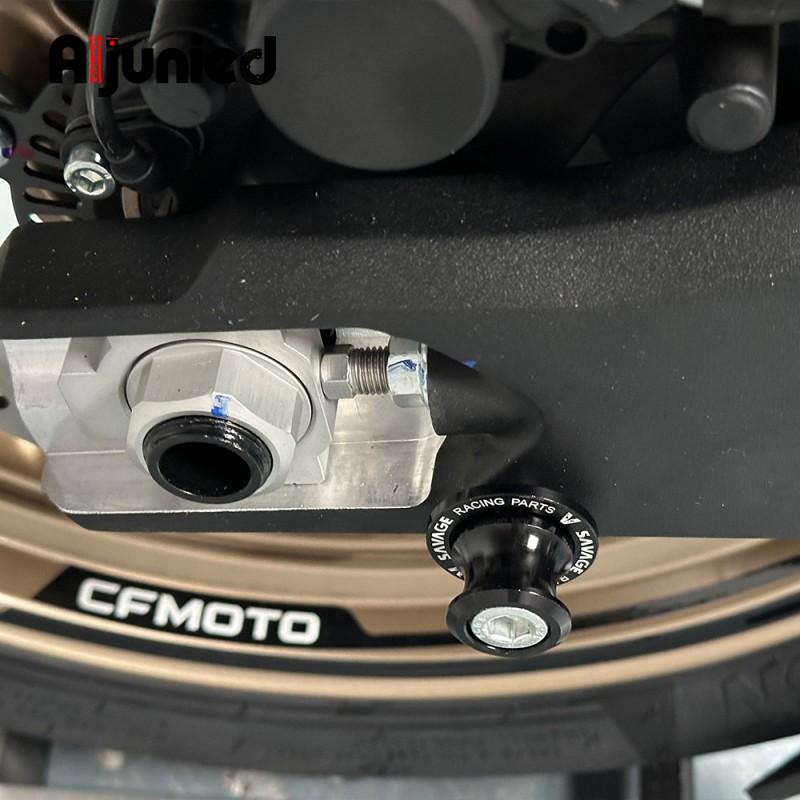 Motorcycle Kickstand Foot Pad CFMOTO 675SR 450MT 800NK Split Type Rear Stand Screw Accessory Black