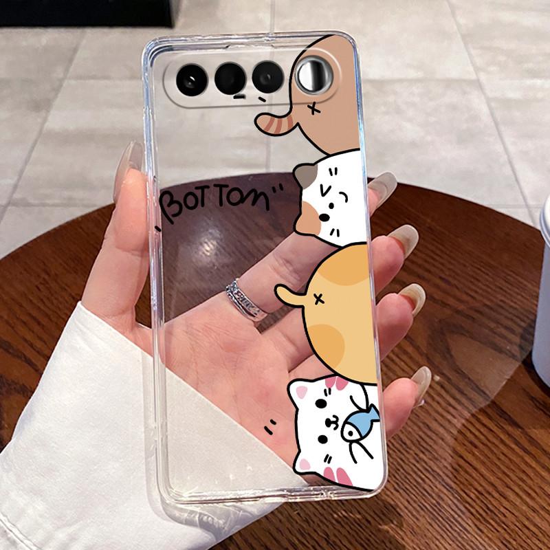 Jelly Casing For Realme 16 5G Coque Capa Clear Silicone Soft TPU Back Cover Cute Cat Rabbit Heart Protective Case Fundas