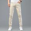 New Spring Jeans for Men's Stretch Straight Double Core Yarn for A Long Time Without Deformation Casual Trousers