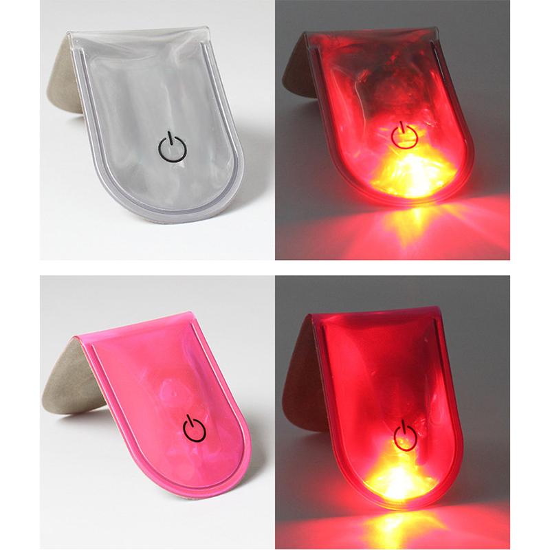 Magnetická klipová lampa Hands-free LED svítilna Bezpečnostní noční světlo pro kojení Chůzi Běh Nouzové Reflexní světelný pásek