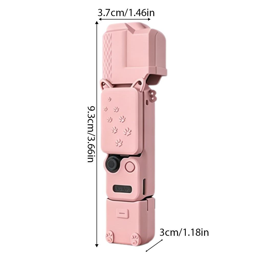 For DJI Osmo Pocket4 Protective Case Body Cover Screen Cover Anti Drop Silicone Special Protective Cover