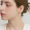 UNI.J [Cotidiano]Dots Signature Flower Silver Earring Ie407