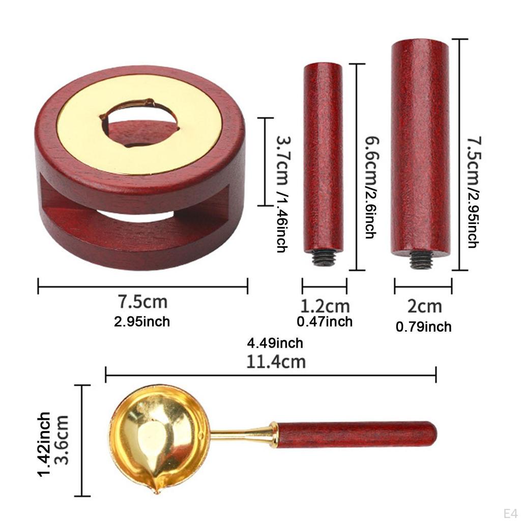 Melting Furnace Spoon Stamp Handle , No Stamp, Sealing for Beads Scrapbooks Arts