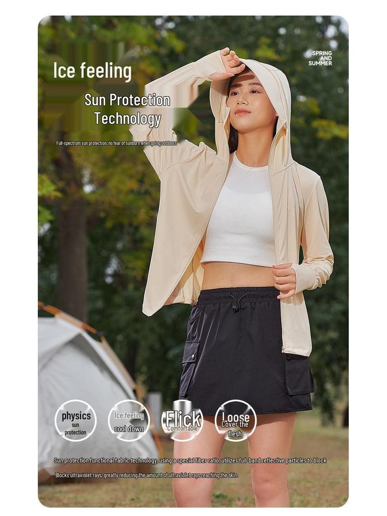 Summer Ice Silk UPF50+ Sun Protection Jacket – Breathable, UV-Resistant, for Men and Women