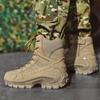 Fashion New large size men fashion outdoor boots outdoor sports leisure comfortable thick sole anti-slip wear-resistant men hiking boots