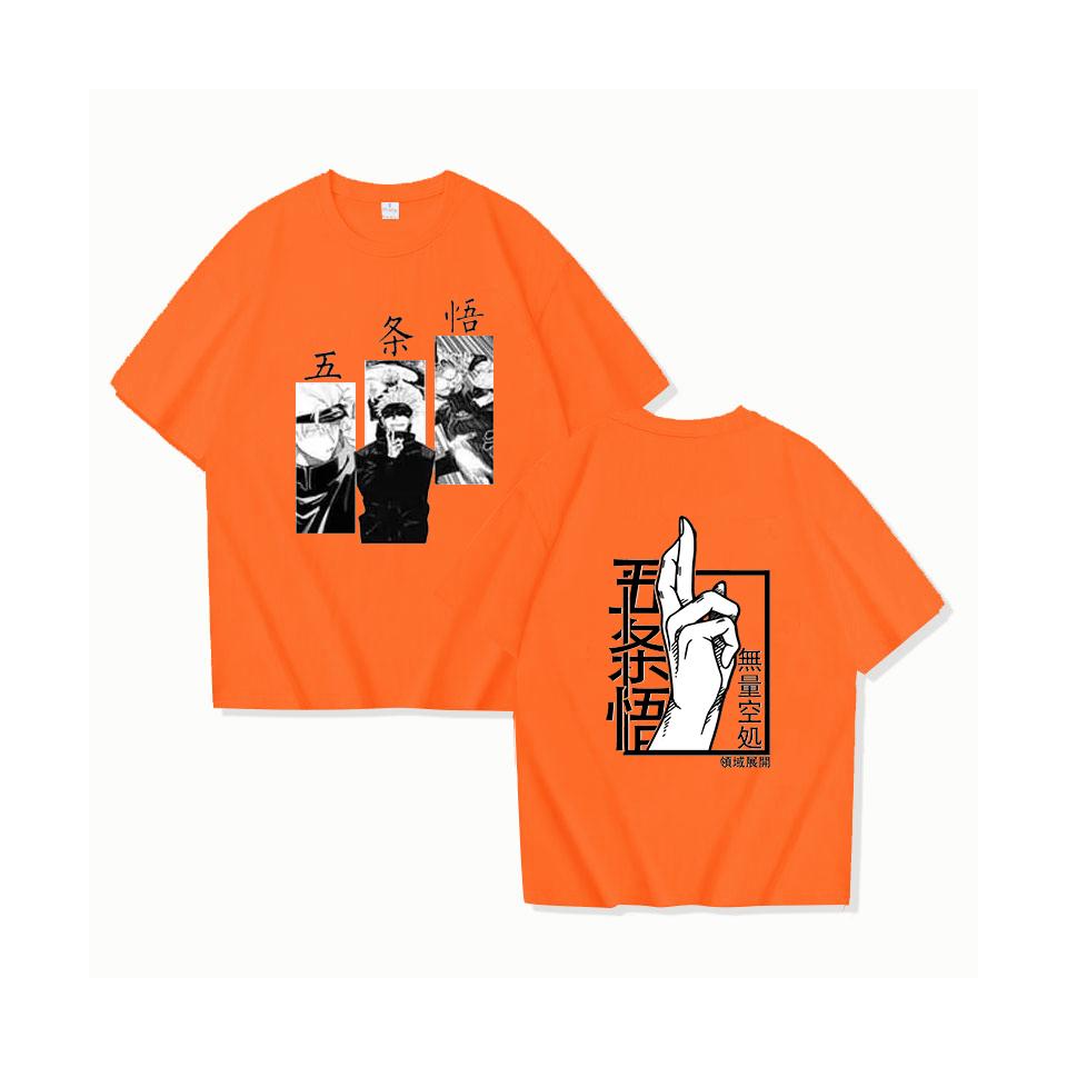 

Футболка аниме Satoru Gojo Jujutsu Kaisen, модная летняя свободная женская футболка большого размера с коротким рукавом, спортивная повседневная футболка, мягкие топы 4XL