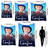 Mysterious Stop Motion Fantasy World Coraline Flannel Printed Blanket Thick Soft Fleece Blanket For Camping Travel Home Decor Holiday Gift