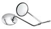 Classic Motorcycle Mirrors, Universal, M8 Thread Mount