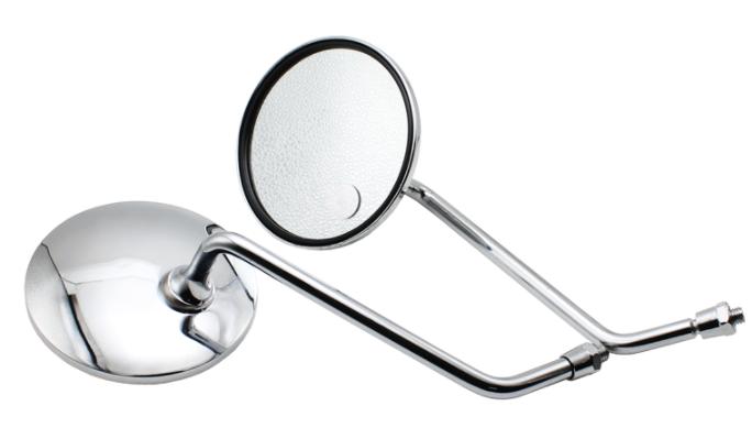 Classic Motorcycle Mirrors, Universal, M8 Thread Mount