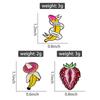 Fruit Enamel Pins Custom Strawberry Banana Lovers Brooches Lapel Badges Jewelry Gift for Friends