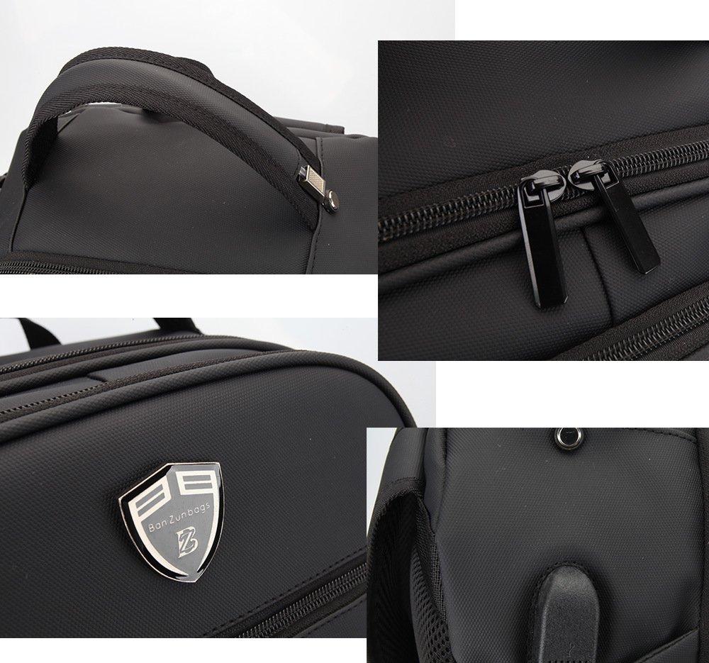 Business Casual Laptop Backpack for Men, Large Capacity Multi-Function Travel Bag, Water-Resistant Durable with Dedicated Laptop Compartment