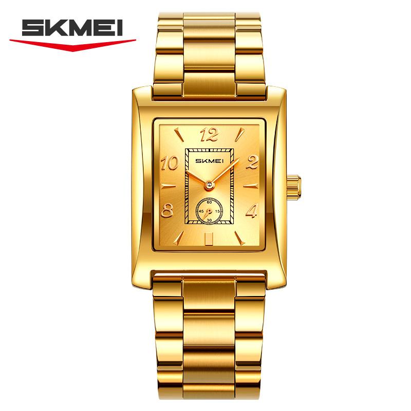 SKMEI 2679 New Simple Fashion Brand Casual Business Men's Stainless Steel Strap Exquisite Casual Quartz Watch Relgios Masculino