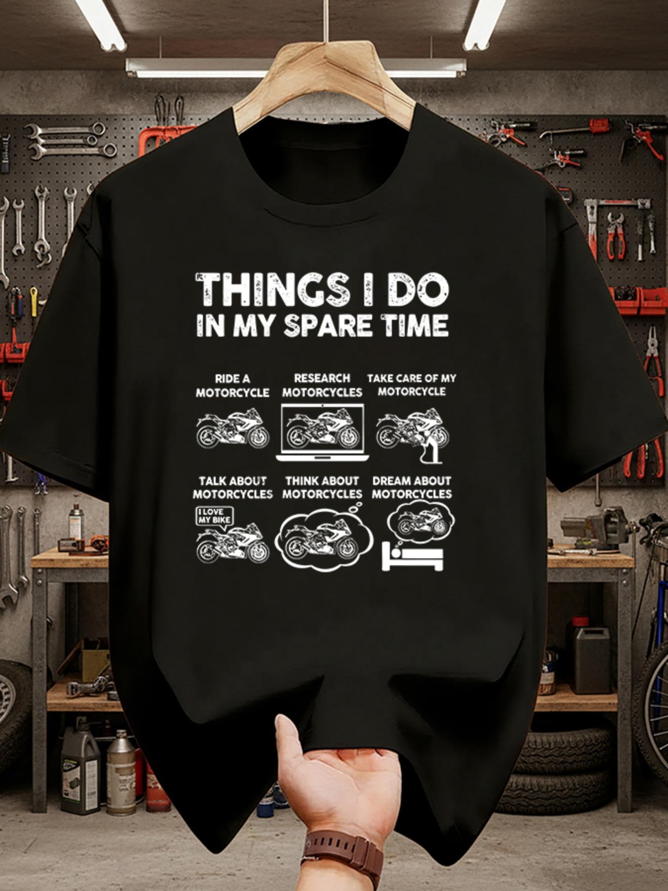 

Interesting Motorcycle T-Shirt: A Gift for Bikers S