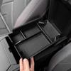 For BMW X3 2024-Present Car Armrest Box Storage ABS Door Windows Lift Cover Storage GPS Organizer Under Centrol Control Tray