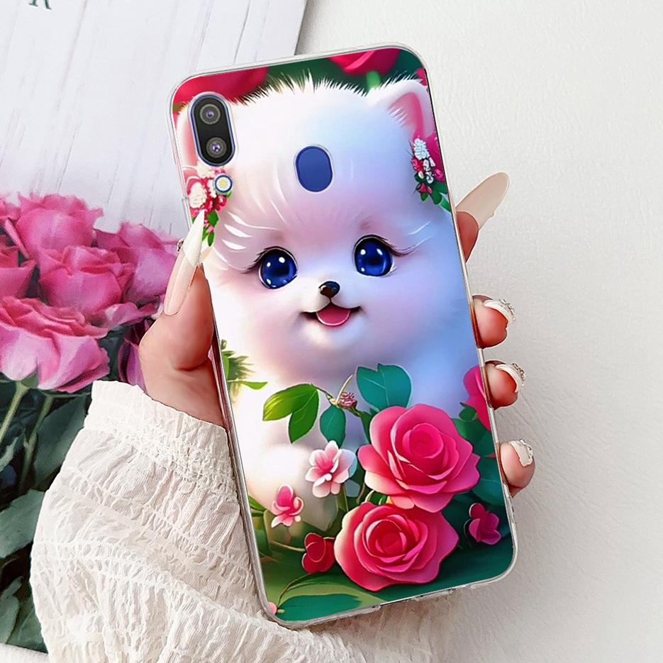 For Samsung Galaxy M10 M20 M30 Case New Fashion Painted Cover Clear Silicone Soft Slim Phone Case For Samsung M10 M20 M30 Fundas