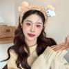 Korean-Style Leopard Print Hello Kitty Headband for Women, 2025 - Stylish and Functional for Daily Wear