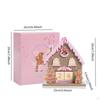 Adventskalender aus Holz Festliche Dekoration Schreibtischornament Tischdekoration für die Familie
