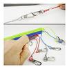 Fishing Rod Shitte Belt with Rope Spiral Cord with Wire 290cm Set