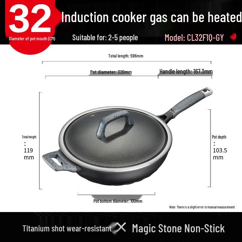 Aishida Magic Stone Non-stick Wok