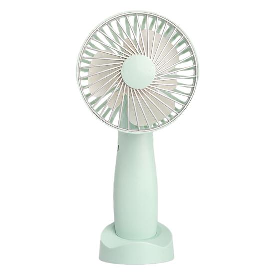 Mini Desk Fan Phone Holder 180 Degrees Adjustable USB Rechargeable Summer Handheld Cooling Fan Portable Mini Personal Fan with Base