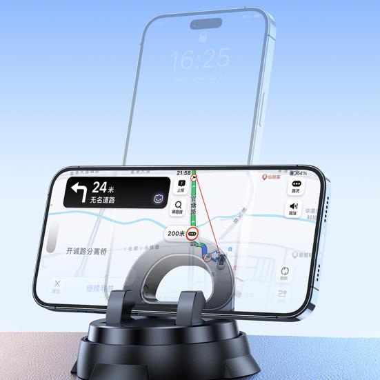 Car Phone Holder Mount 360 Degrees Rotary Adjustable Adhesive Non-slip Universal Auto Dashboard Cell Phone Mount Stand Car Interior Accessories